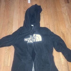 North Face zip up hoodie